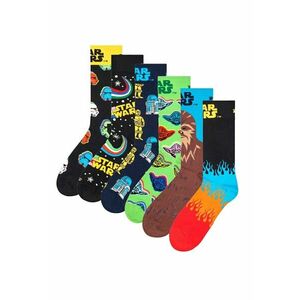 Happy Socks sosete barbati, culoarea negru imagine