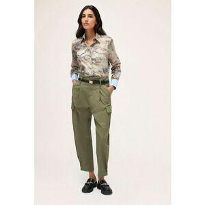 Pantaloni crop cargo imagine