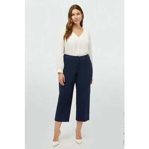 Pantaloni crop cu talie inalta imagine