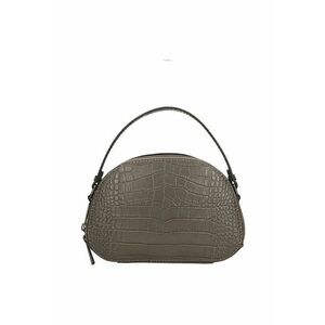 Geanta crossbody de piele cu aspect de piele de crocodil imagine