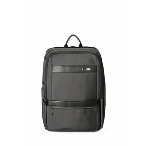 Rucsac unisex dreptunghiular cu buzunar frontal cu fermoar 175607 imagine