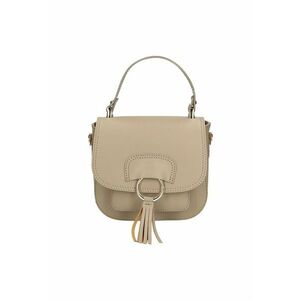 Geanta crossbody din piele cu clapa imagine