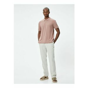 Tricou polo slim fit din bumbac imagine