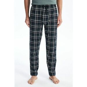 Pantaloni de pijama in carouri cu snur imagine