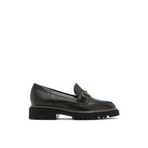 Pantofi loafer de piele cu aspect texturat imagine