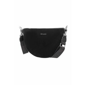 Geanta crossbody de piele cu logo imagine