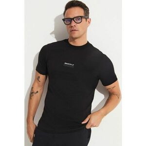 Tricou slim fit din amestec de bumbac imagine