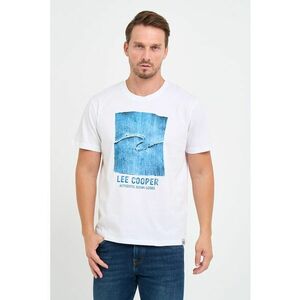 Lee Tricou bărbați, culoarea alb, cu imprimeu imagine