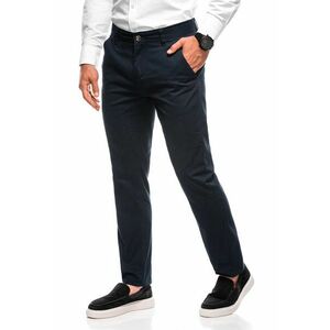 Pantaloni regular fit din amestec de bumbac imagine