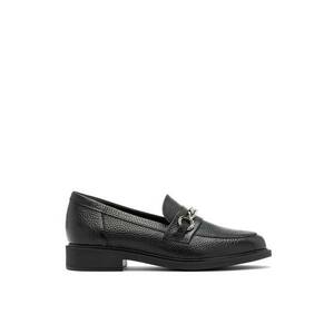 Pantofi loafer de piele cu aplicatie lant imagine