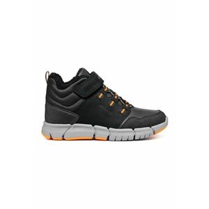 Pantofi sport cu insertii de piele nabuc cu velcro imagine