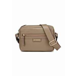 Geanta crossbody cu fermoar si aspect texturat Blandine imagine