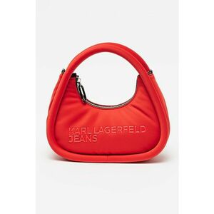 Geanta hobo cu logo in relief Puffy imagine