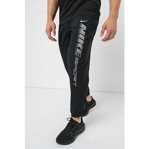 Pantaloni cu tehnologie Dri-Fit - imprimeu logo si buzunare oblice - pentru fitness imagine