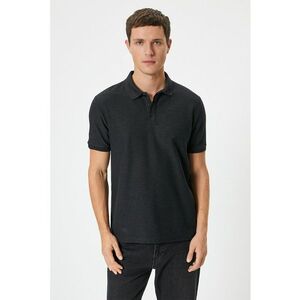 Tricou polo slim fit din amestec de bumbac imagine