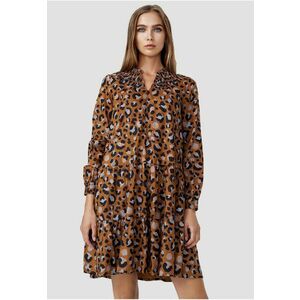 Rochie cu model animal print Kleider Leo 3021 imagine