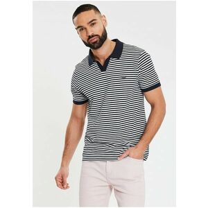 Tricou polo cu model in dungi Domino 7147 imagine