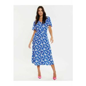 Rochie midi cu un cordon in talie THB Fruit Pastill 3927 imagine