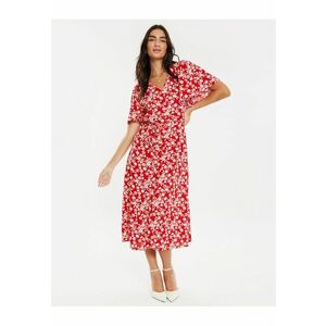 Rochie midi cu un cordon in talie THB Fruit Pastill 3927 imagine