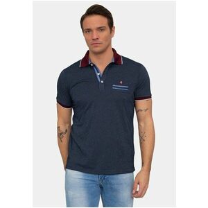 Tricou polo cu detaliu cu logo discret imagine