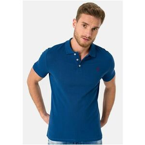 Tricou polo cu logo discret imagine