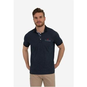 Tricou polo cu guler contrastant imagine