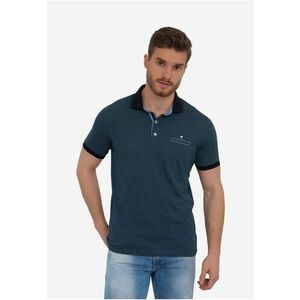 Tricou polo cu guler contrastant imagine