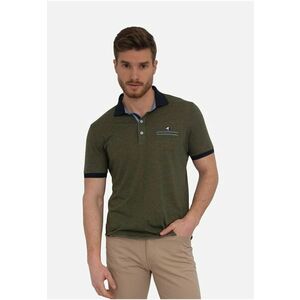 Tricou polo cu guler contrastant imagine