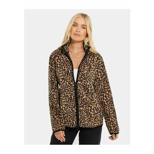 Hanorac din fleece cu fermoar si animal print Leo 5939 imagine