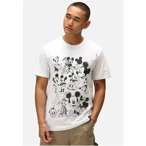 Tricou unisex cu imprimeu cu desene animate Disney Mickey and Friends Sketch 7583 imagine