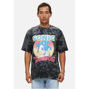 Tricou cu imprimeu tie-dye Sonic The Hedgehog imagine