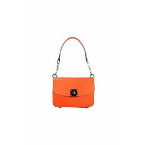 Geanta crossbody de piele cu aspect de piele de crocodil imagine