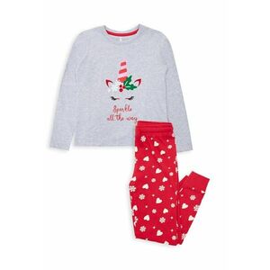 Pijama lunga cu model grafic 21151 imagine