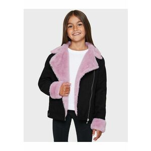 Jacheta de blana shearling cu buzunare oblice imagine