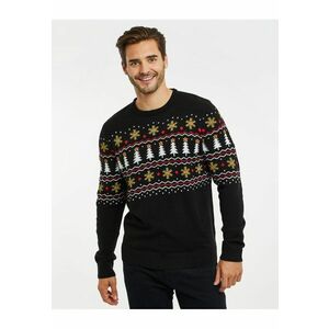 Pulover cu model geometric Christmas imagine