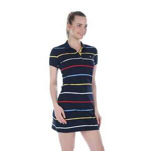 Rochie polo de bumbac cu dungi imagine