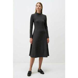 Rochie midi din amestec de modal imagine