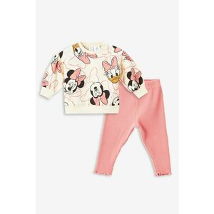 Set de bluza de trening si pantaloni cu imprimeu cu Minnie Mouse si Daisy Duck - 2 piese imagine