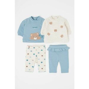 Set de bluze cu imprimeu si pantaloni - 4 piese imagine