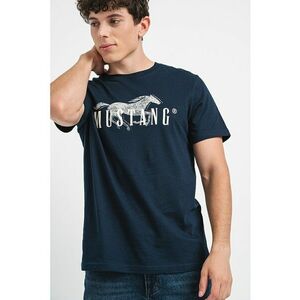 Tricou cu imprimeu logo contrastant imagine