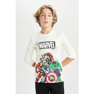 Pijama de bumbac cu pantaloni lungi Marvel imagine