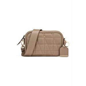 Geanta crossbody de piele cu aspect matlast Narcisia imagine