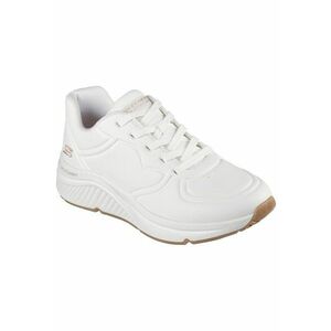 Skechers Bobs Arch Comfort B Sweet - A BIND Pantofi sport albi cu șireturi pentru femei 117560-WHT imagine