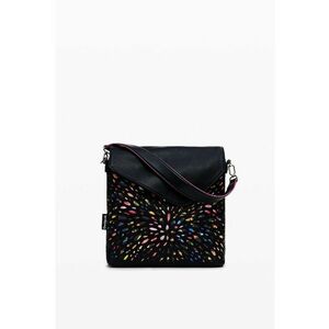 Rucsac dama negru multicolor 24WAKP13 - 28/26/14cm imagine