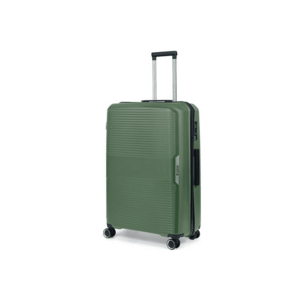 Troler mare Swinger - polipropilena - cifru TSA - 4 roti duble - 78 cm - verde imagine