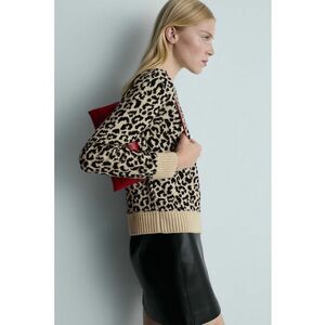 Pulover cu animal print Chita imagine