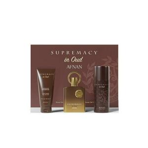 Set Extract de Parfum - Supremacy in Oud Unisex - 100 ml + Gel de dus - 150 ml + Deodorant spray - 150 ml imagine