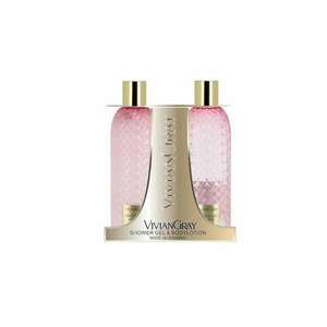 Set Lotiune de corp Femei Gemstone Pink - White Musk & Pineapple - 300 ml + Gel de dus - 300 ml imagine