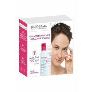 Pachet Sensibio: Gel contur ochi - 15 ml + Apa micelara bifazica demachianta - 125 ml imagine