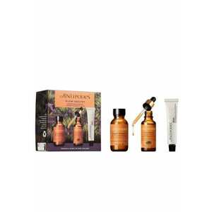 Set ingrijire ten Glow Healthy - Femei - Gel de curatare - 50 ml - Ser 30 ml - Masca cu namol 15 ml imagine